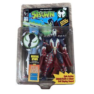 Medieval Spawn Series 1 Original Action Figure w/Comic 1994 Todd McFarlane Toys